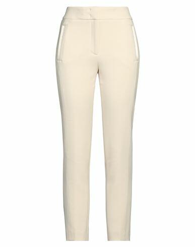 Peserico Woman Pants Cream Polyester, Viscose, Cotton, Elastane, Silk Cover