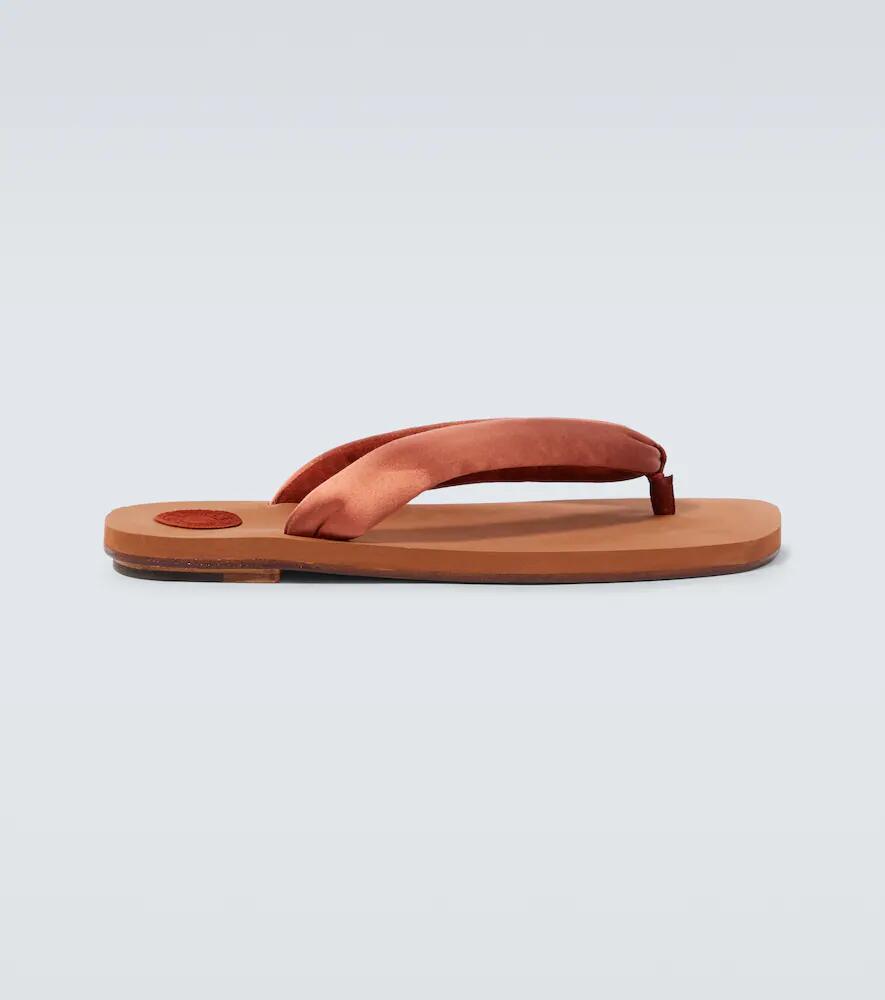 Dries Van Noten Satin thong sandals Cover