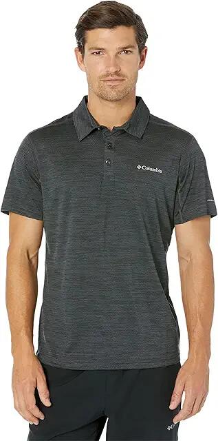 Columbia Alpine Chill Zero Polo (Black Heather) Men's Clothing Cover