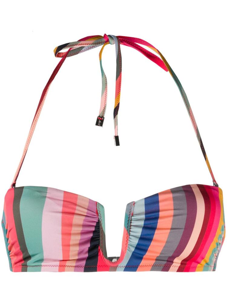 Paul Smith swirl-print bikini top - Green Cover