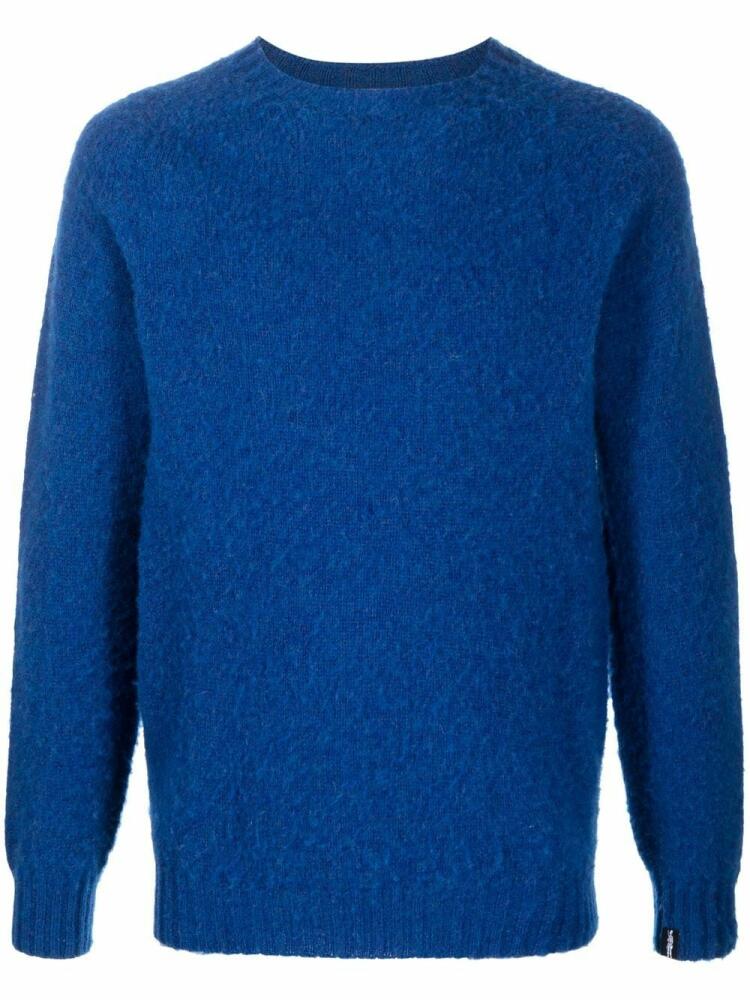 Mackintosh HUTCHINS wool crew-neck jumper - Blue Cover