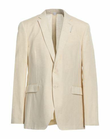 Burberry Man Blazer Cream Linen, Mohair wool, Silk Cover