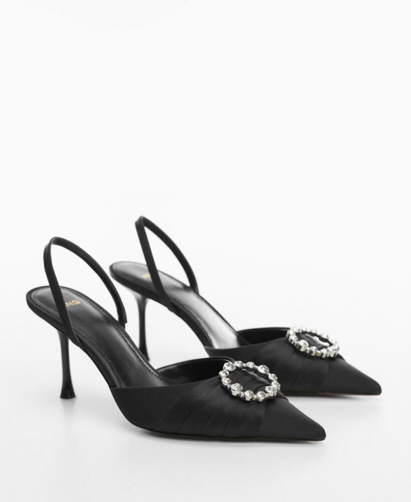 Mango Women's Jewel Toe Shoes - Black Cover