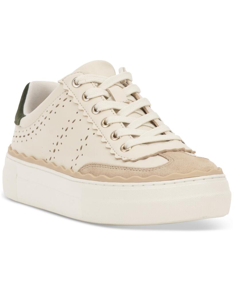 Vince Camuto Jenlie Platform Lace-Up Sneakers - Creamy White Cover