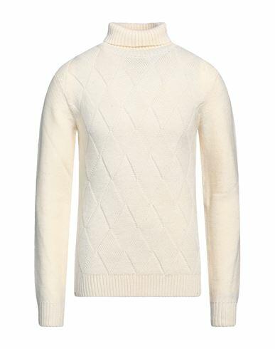 Fred Mello Man Turtleneck Cream Acrylic, Wool, Polyamide Cover