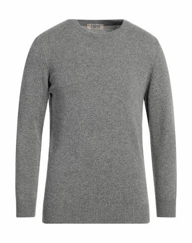 Tsd12 Man Sweater Grey Wool, Viscose, Polyamide, Cashmere Cover