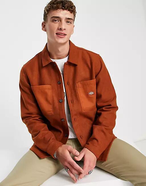 Dickies Union Springs jacket in brown Cover