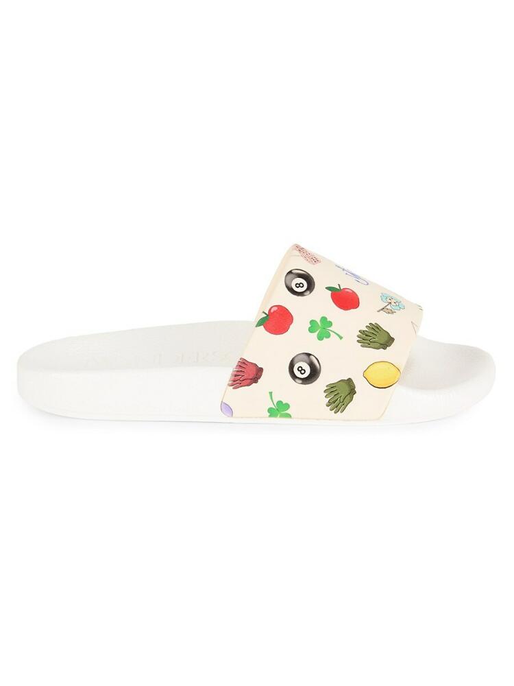 JW Anderson Women's Print Pool Slides - White Cover