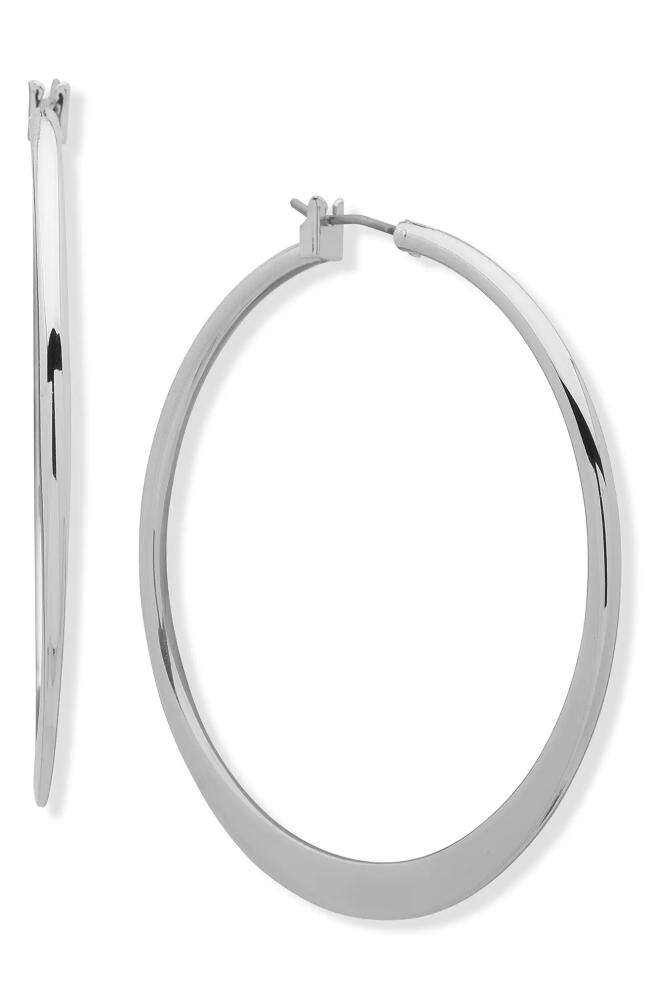 Lauren Ralph Lauren Large Hoop Earrings in Silver Cover