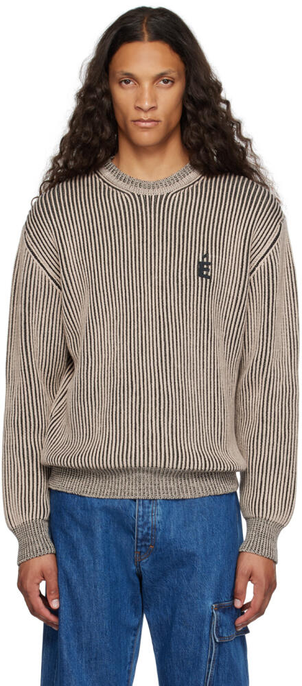 Études Beige & Black Boris Sweater Cover