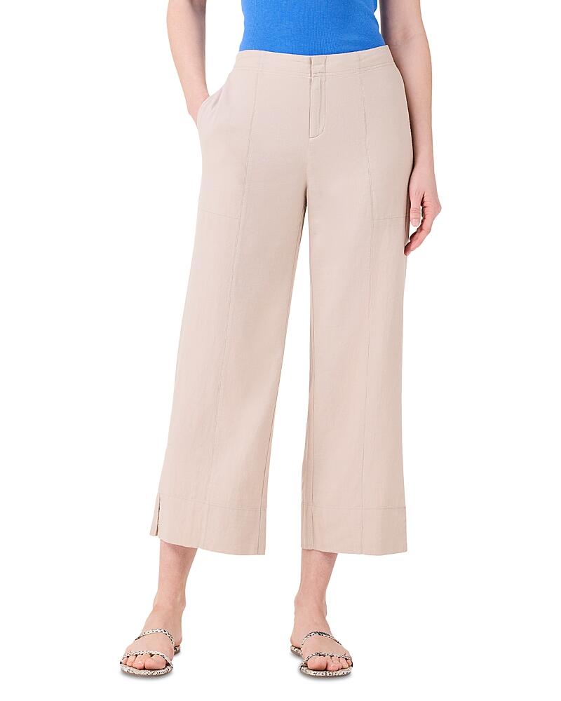 Nic+Zoe Rumba Linen Blend Wide Leg Ankle Pants Cover