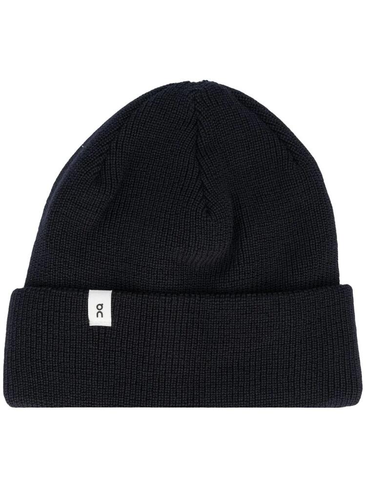 On Running ribbed-knit beanie hat - Black Cover