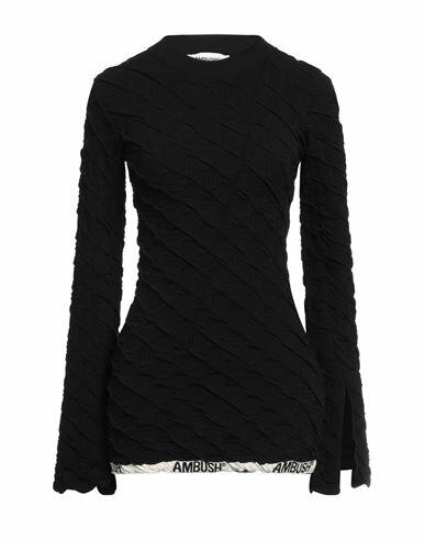 Ambush Woman Sweater Black Cotton, Polyamide, Elastane Cover