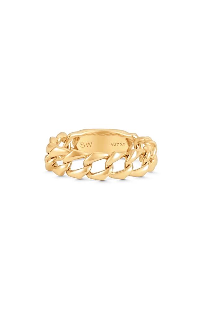 Sara Weinstock Lucia Link Ring in Yellow Gold Cover