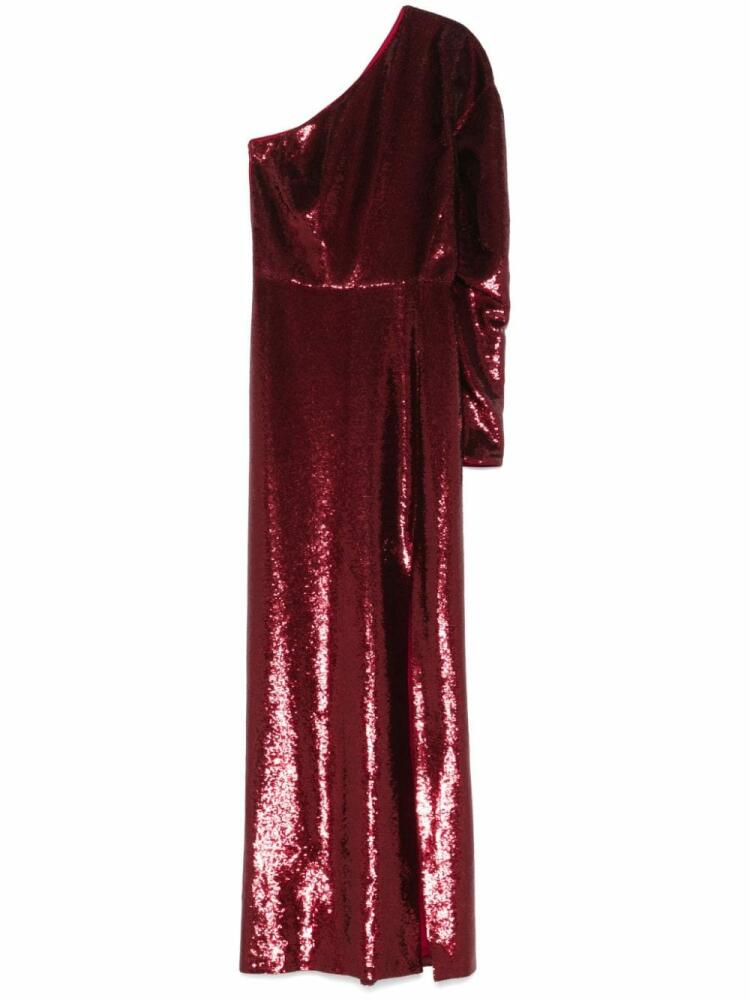 Genny sequin-design gown - Red Cover