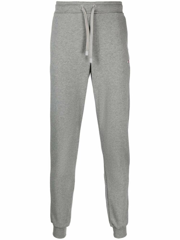 Tommy Hilfiger logo-print cotton track pants - Grey Cover