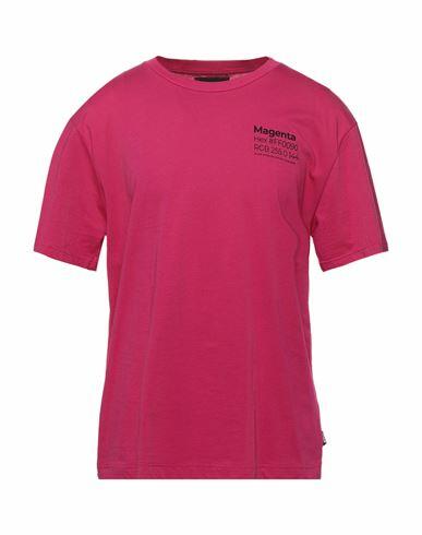 Shoe Man T-shirt Fuchsia Cotton Cover