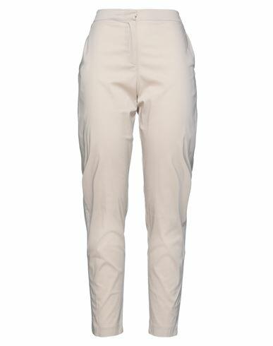 D. exterior Woman Pants Beige Viscose, Polyester, Polyamide, Metallic Polyester, Elastane Cover