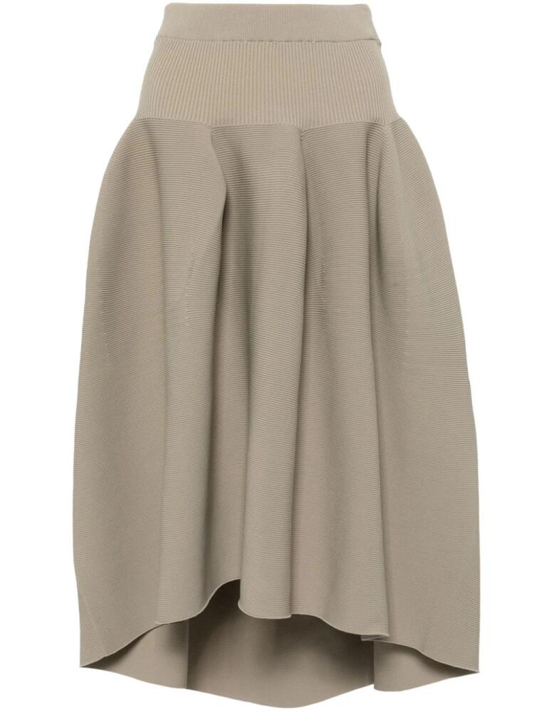 CFCL Pottery curved-hem skirt - Brown Cover