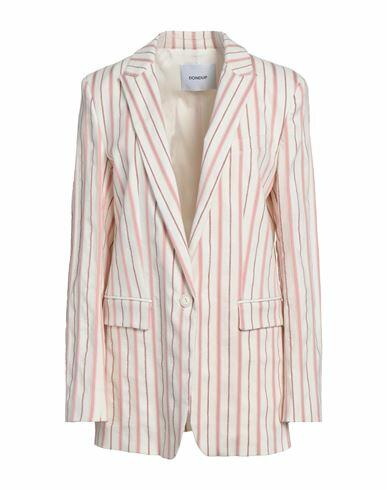 Dondup Woman Blazer Pink Cotton, Viscose, Acetate, Linen, Elastane Cover