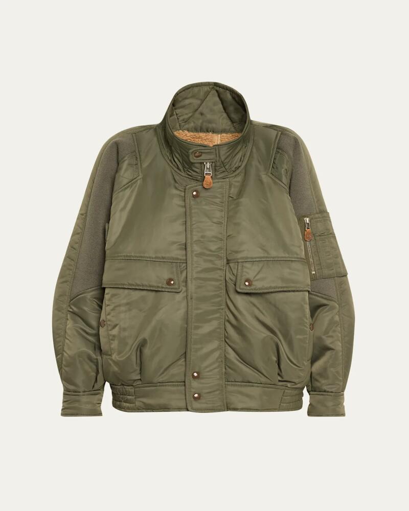 R13 Ribbed Flight Bomber Jacket Cover