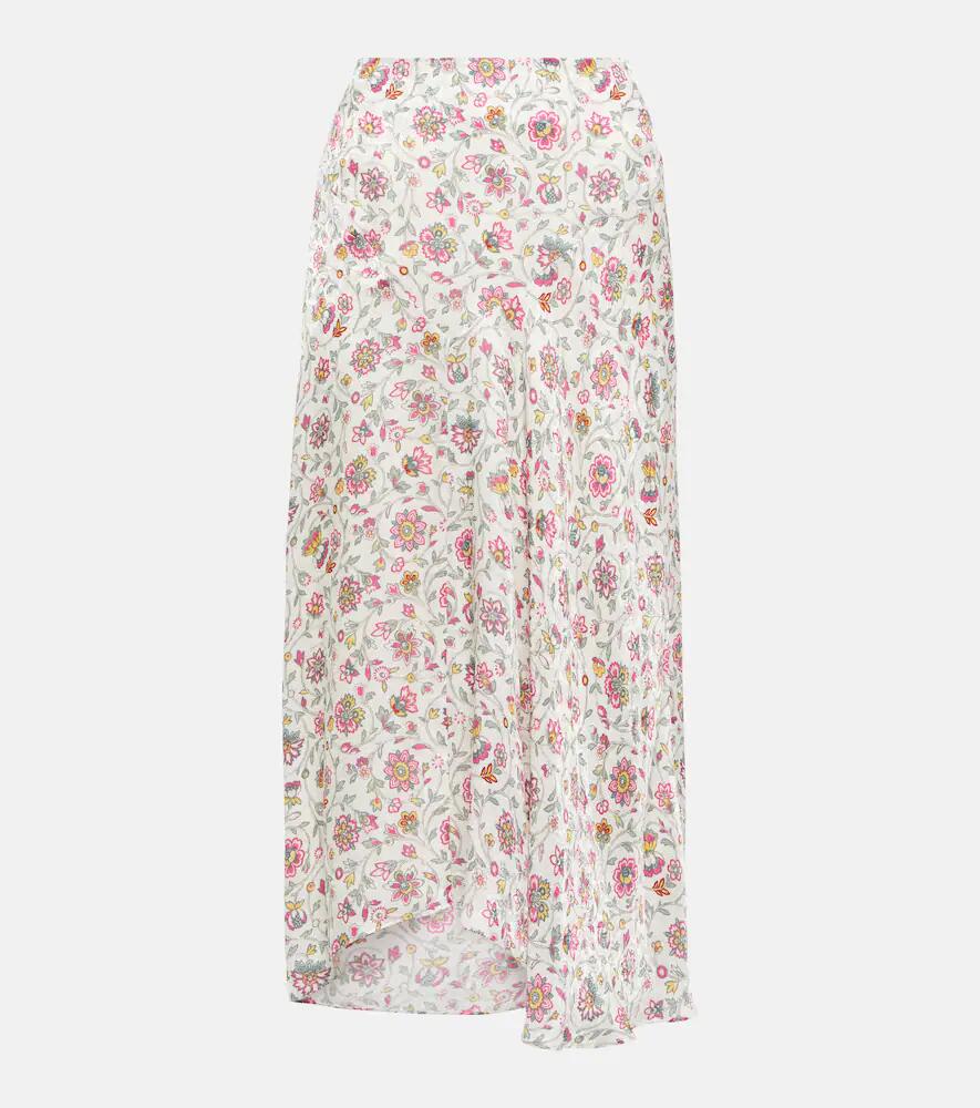 Isabel Marant Lisanne floral midi skirt Cover