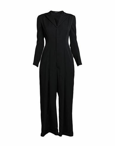 Yohji Yamamoto Woman Jumpsuit Black Wool Cover