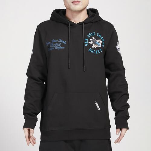 Pro Standard Sharks Hybrid Pullover Hoodie - Mens Black Cover