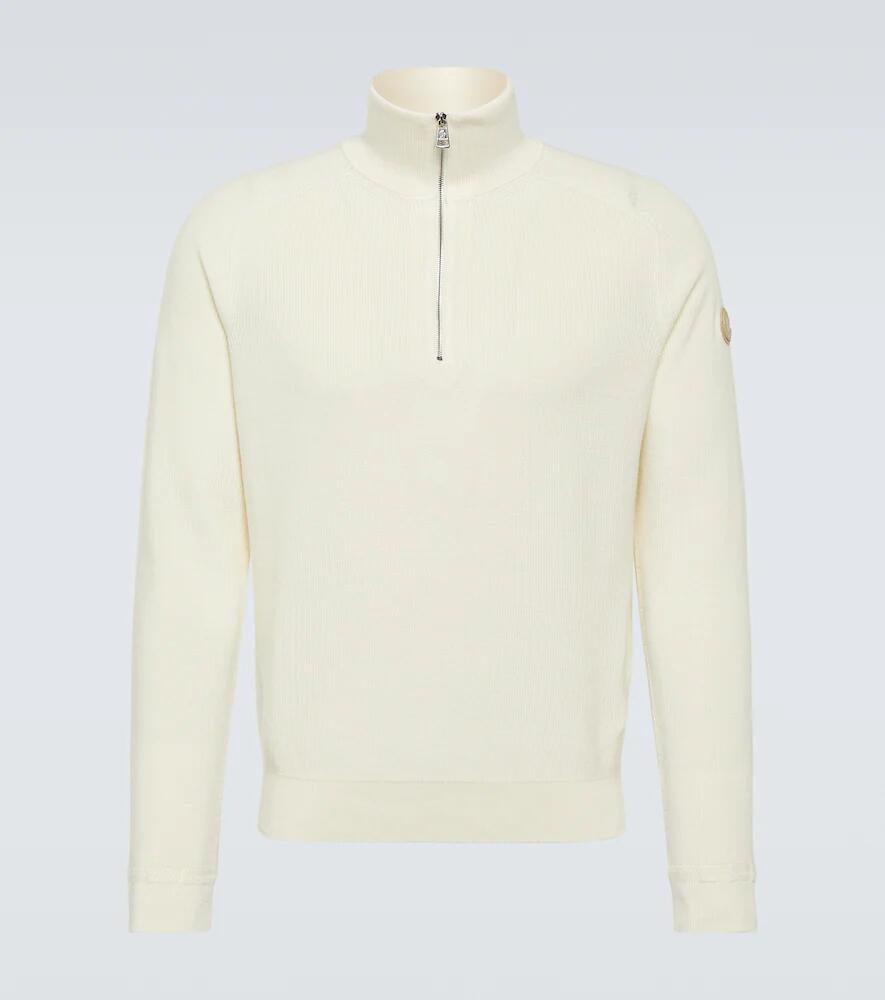 Moncler Cotton and cashmere turtleneck sweater Cover