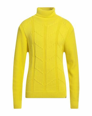 Why Not Brand Man Turtleneck Yellow Acrylic, Wool Cover