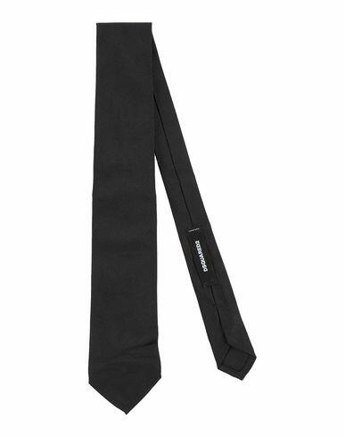 Dsquared2 Man Ties & bow ties Black Silk Cover