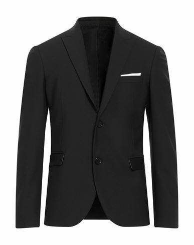 Neil Barrett Man Blazer Black Polyester, Virgin Wool, Elastane Cover