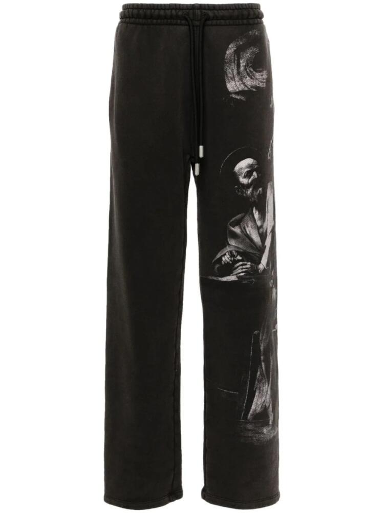 Off-White S.Matthew cotton track pants - Black Cover