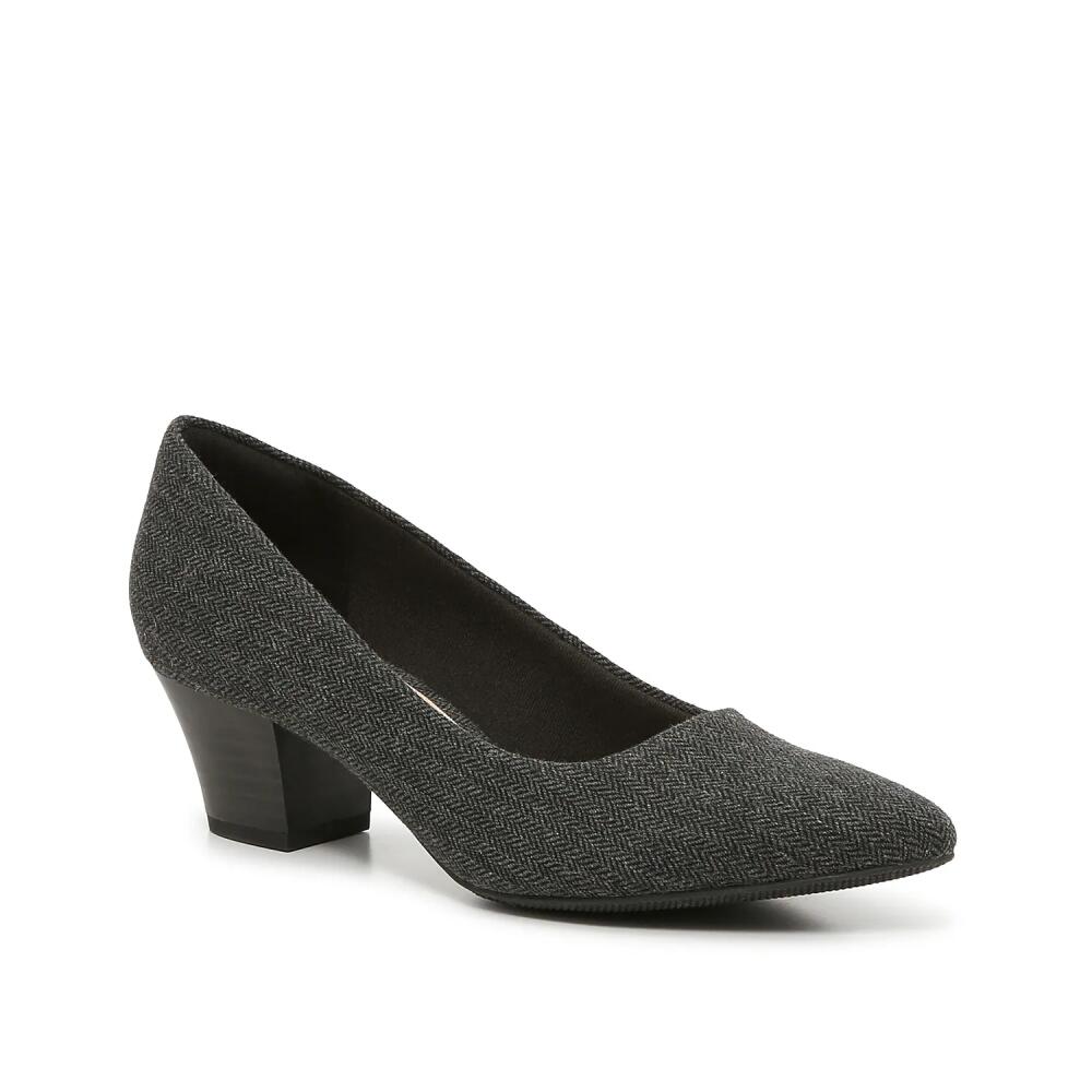 Clarks Teresa Step Pump | Women's | Dark Grey Herringbone Print Cover