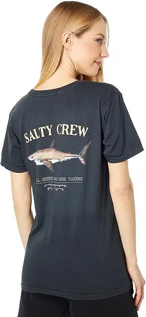 Salty Crew Bruce Boyfriend Short Sleeve Tee (Black) Women's Clothing Cover