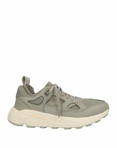 Brandblack Woman Sneakers Grey Leather, Textile fibers Cover