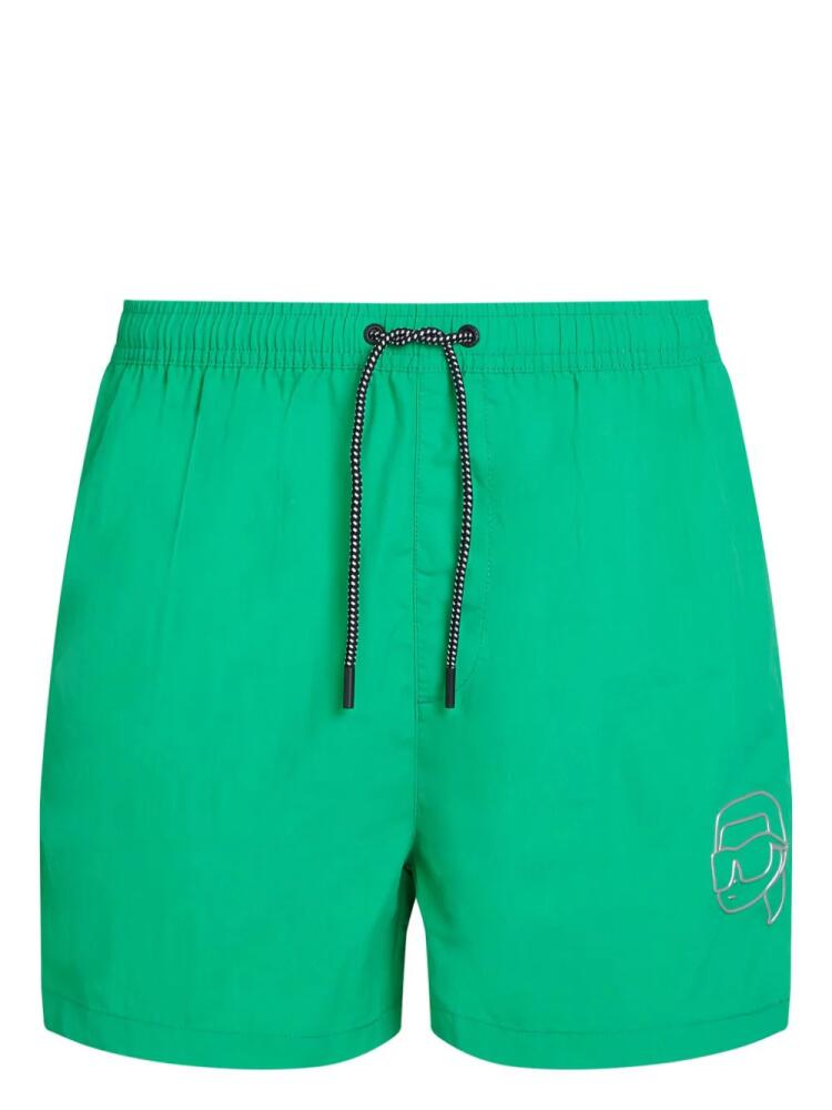 Karl Lagerfeld Ikonik swim shorts - Green Cover