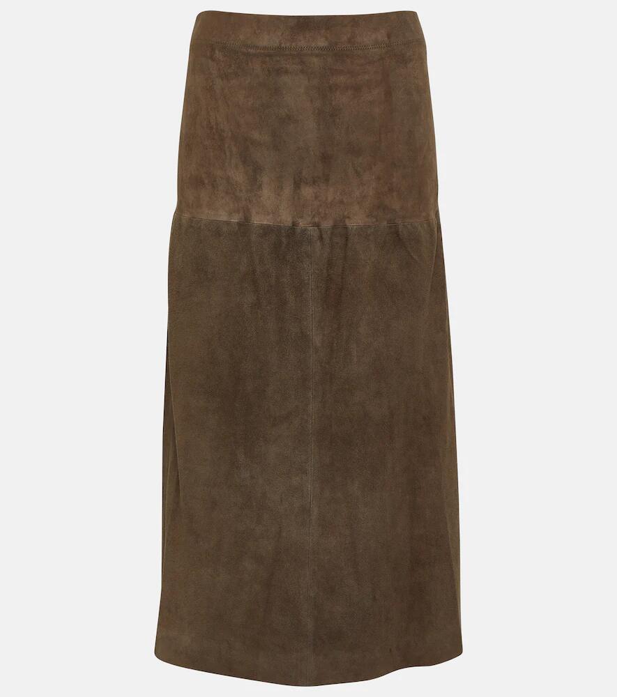 Joseph Sacha suede midi skirt Cover