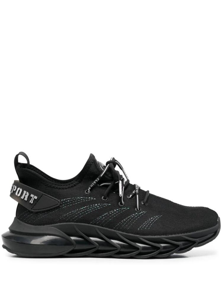 Plein Sport panelled lace-up sneakers - Black Cover