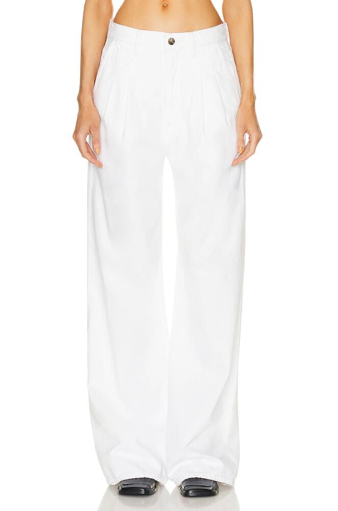 GOLDSIGN Edgar Trouser in White Cover