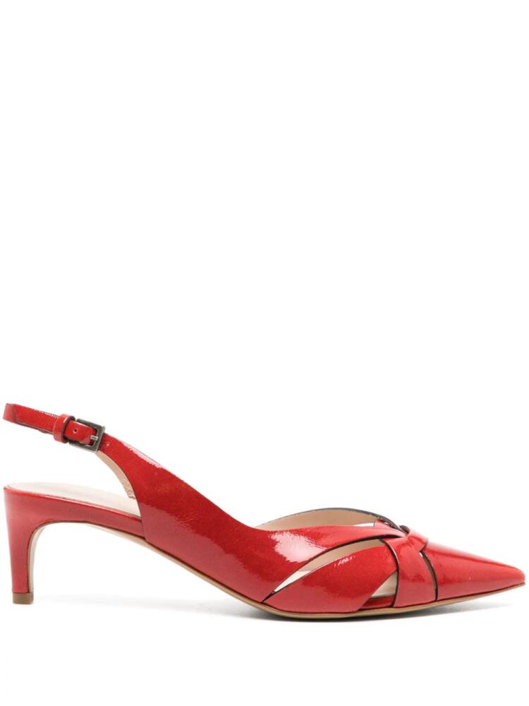 Del Carlo Décolleté slingback pumps - Red Cover