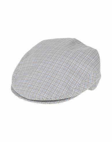 Borsalino Man Hat Azure Cotton, Elastane Cover