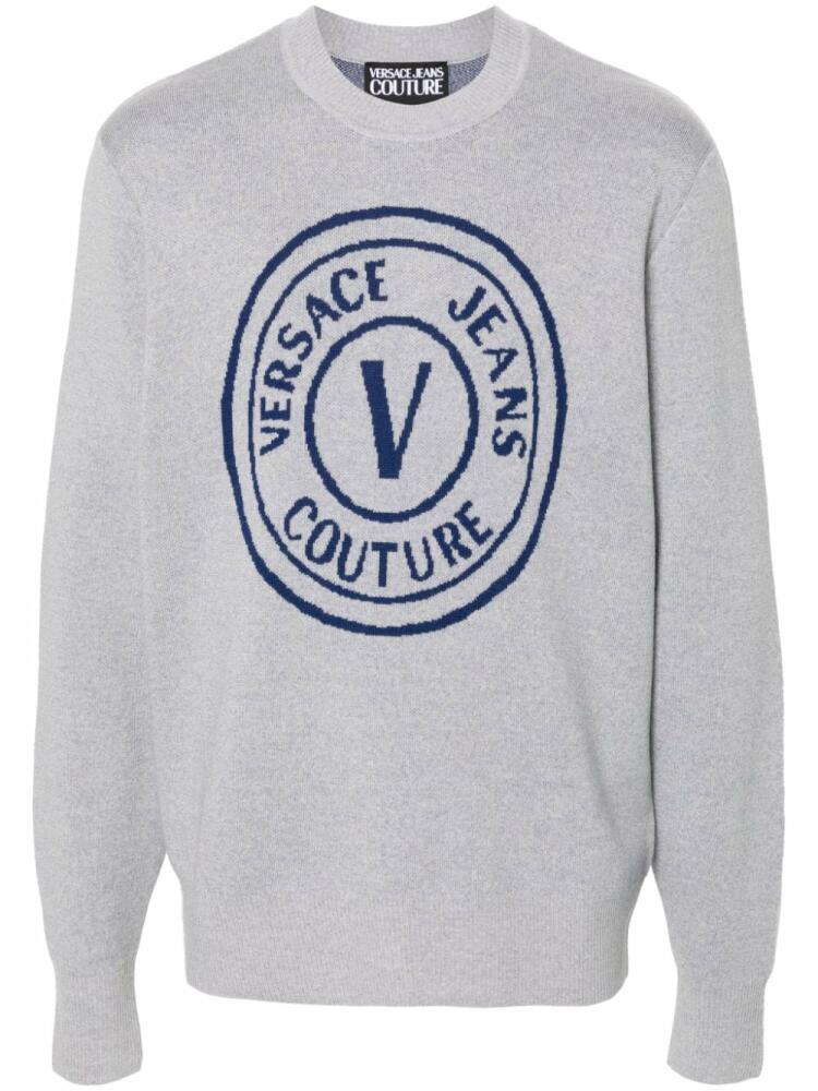 Versace Jeans Couture V-Emblem sweater - Grey Cover