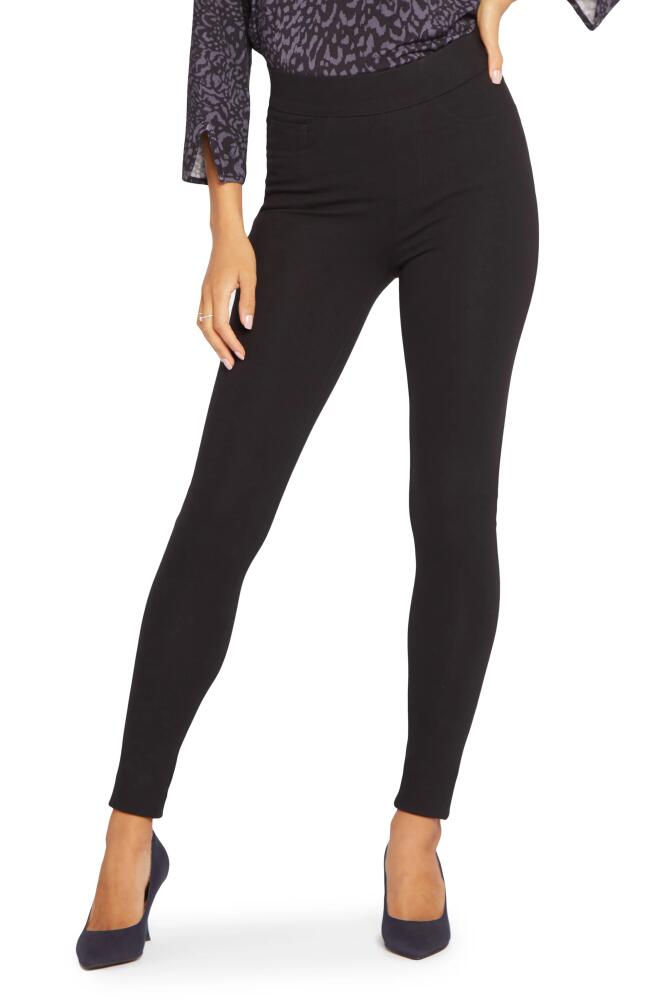 NYDJ Sculpt-Her Modern Ponte Leggings in Black Cover