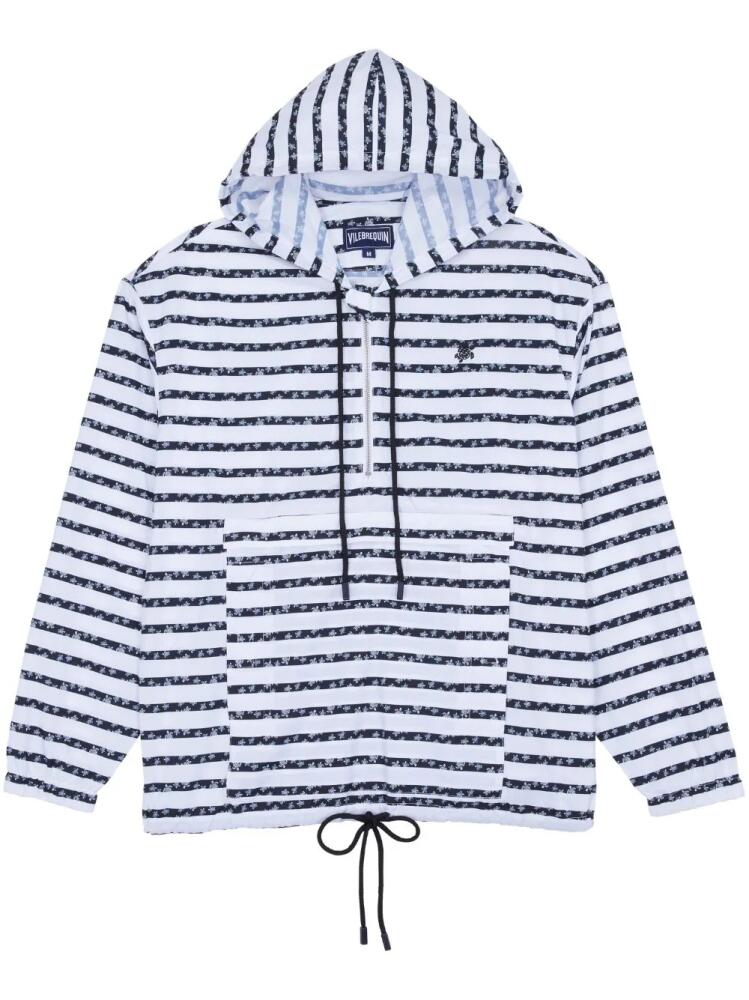 Vilebrequin Seaspray striped windbreaker - White Cover