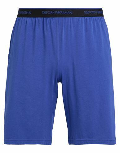 Emporio Armani Man Sleepwear Blue Cotton, Elastane Cover