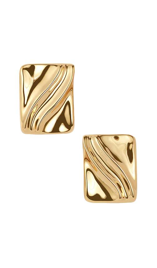 Lili Claspe Adva Clip On Earring in Metallic Gold Cover