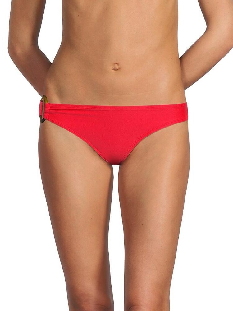 Hutch Women's Valenza Side Ring Bikini Bottom - Red Cover