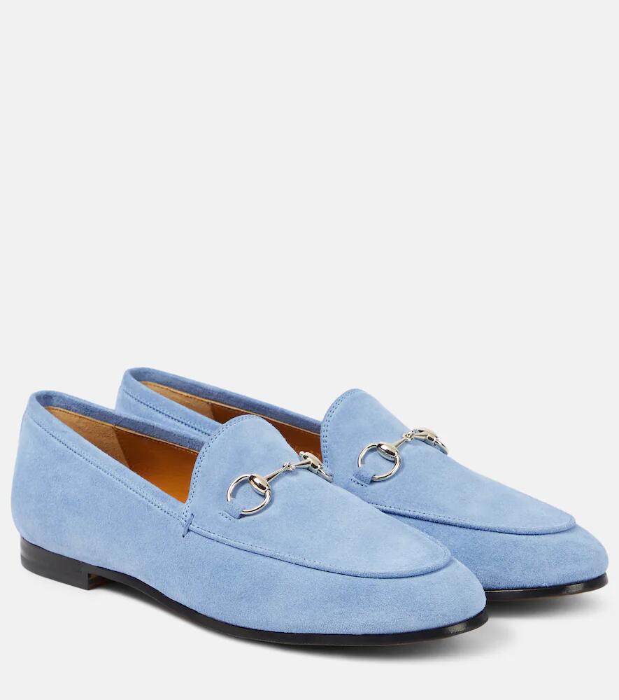 Gucci Gucci Jordaan Horsebit suede loafers Cover