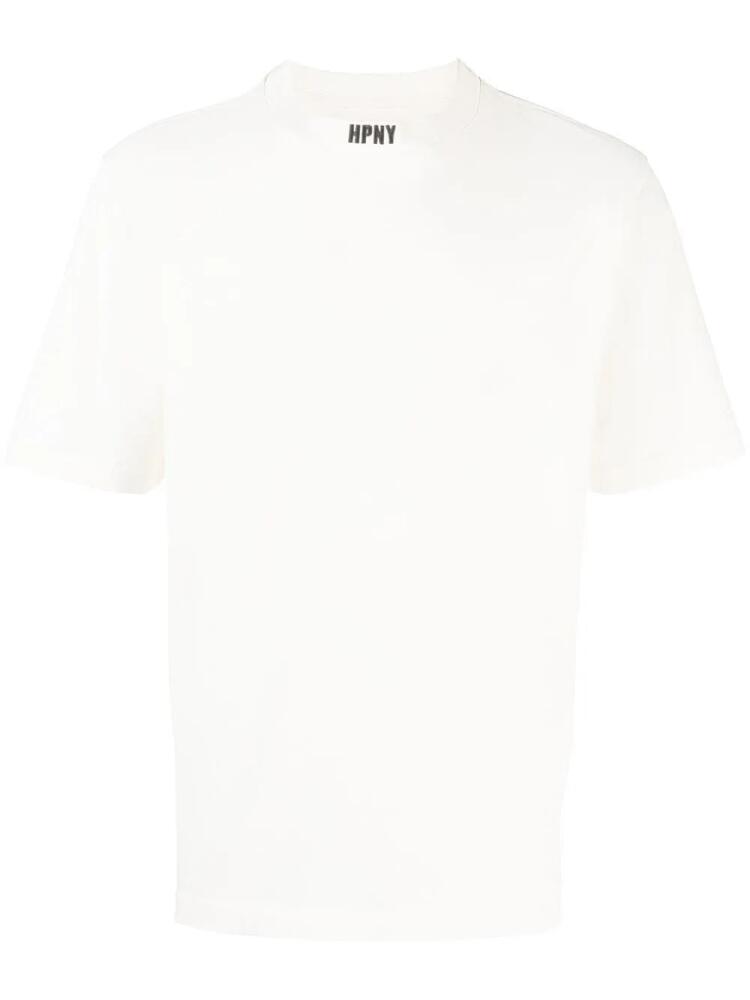 Heron Preston logo-patch crew-neck T-shirt - White Cover